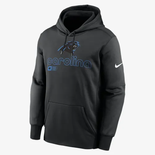 Carolina Panthers Men’s Nike Therma NFL Pullover Толстовка з капюшоном колір чорний