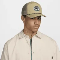Nike Rise Structuколір червоний Curved Bill Cap колір коричневий