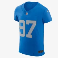 Aidan Hutchinson Detroit Lions чоловічі Nike Dri-FIT NFL Elite Football Jersey блакитний