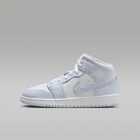 Nike Air Jordan 1 Mid Big детские Кроссовки синий
