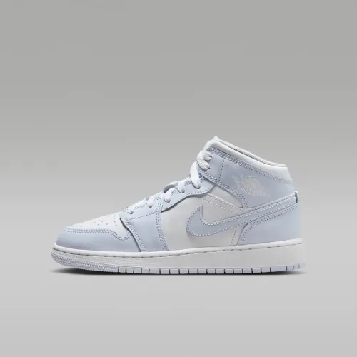 Nike Air Jordan 1 Mid Big детские Кроссовки синий
