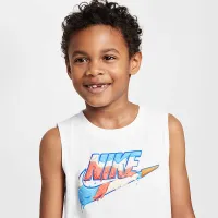 Nike Little дитячі Futura Ice Cream Tank колір білий