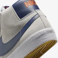 Nike SB Zoom Blazer Mid Skate Кросівки колір сірий