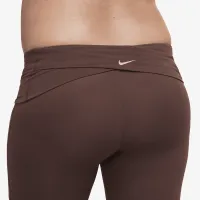 Nike Zenvy (M) жіноча Gentle-Support З високою талією 7/8 лосіни з кишенями(Maternity) колір коричневий