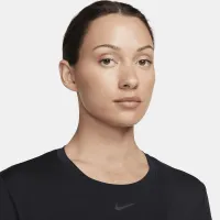 Nike One Classic жіноча Dri-FIT Short-Sleeve Top колір чорний