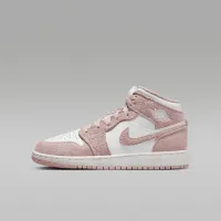 Nike Air Jordan 1 Mid SE Big дитячі Кросівки колір білий
