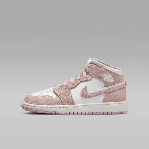 Nike Air Jordan 1 Mid SE Big дитячі Кросівки колір білий