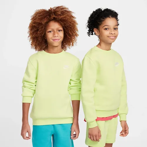 Nike Sportswear Club Fleece Big детские свитшот Yellow