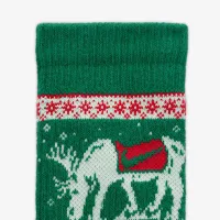 Nike Everyday Plus Cushioned Winter Wonderland Crew шкарпетки (2 пар) різнокольорові