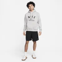 Nike мужские Wrestling Pullover Толстовка с капюшоном цвет серый