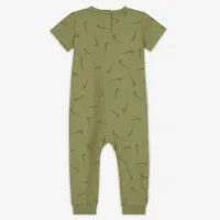 Nike Baby (12-24M) Printed Short Sleeve Coverall цвет зеленый