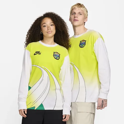 Nike SB Long-Sleeve Skate футболка колір білий