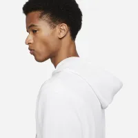 Nike Sportswear мужские French Terry Pullover Толстовка с капюшоном цвет белый