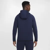 Nike Tech мужские Full-Zip Windrunner Толстовка с капюшоном синий