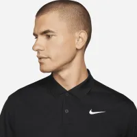 Nike Dri-FIT Victory мужские Long-Sleeve для гольфа Polo цвет черный