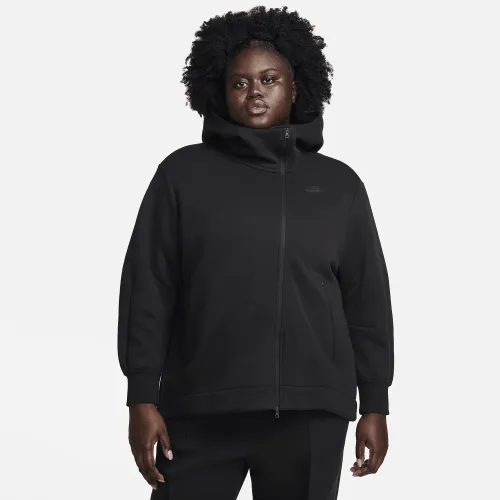Nike Sportswear Tech Fleece жіноча оверсайз Full-Zip Толстовка з капюшоном (великі розміри) колір чорний