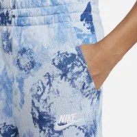 Nike Sportswear Club Fleece Big детские (Girls') French Terry Wide-Leg Pants синий