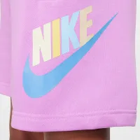 Nike Sportswear Club Fleece Big дитячі French Terry шорти колір фіолетовий