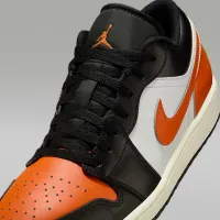 Nike Air Jordan 1 Low мужские Кроссовки цвет черный