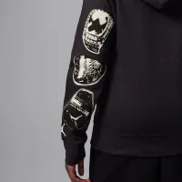 Nike Jordan MVP Big дитячі Fleece Pullover Толстовка з капюшоном колір чорний