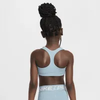 Nike Swoosh Big дитячі (Girls') Sports Bra блакитний