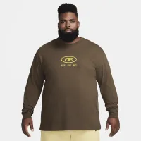 Nike Sportswear чоловічі Long-Sleeve футболка колір коричневий