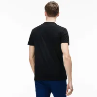 Футболка Lacoste Crew Neck Pime хлопковыеJersey TH6709-031 -  Черная