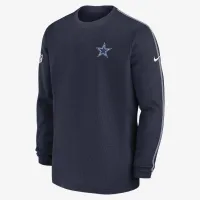 Dallas Cowboys Sideline Coach Men’s Nike NFL Long-Sleeve Top синий