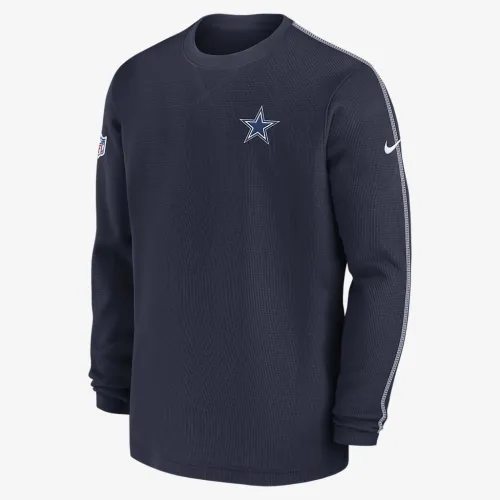 Dallas Cowboys Sideline Coach Men’s Nike NFL Long-Sleeve Top синий