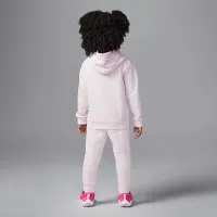 Nike Jordan Brooklyn Fleece Toddler 2-Piece Pullover Толстовка с капюшоном набор Pink