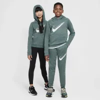 Nike Multi Stain Repel Big дитячі Therma-FIT Толстовка з капюшоном колір зелений