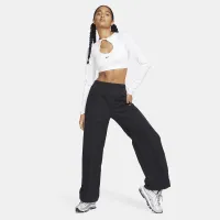 Nike Sportswear Everything Wovens женская Mid-Rise Open-Hem Pants цвет черный