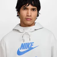 Nike Air мужские Fleece Pullover Толстовка с капюшоном цвет серый
