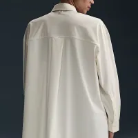 Nike 24.7 PerfectStretch женская Dri-FIT оверсайз Long-Sleeve Shirt цвет белый