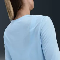 Nike Sportswear Club женская Long-Sleeve футболка синий