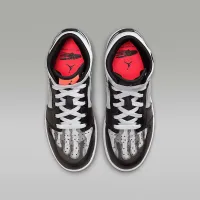 Nike Air Jordan 1 Mid Sneaker School Big детские Кроссовки цвет черный
