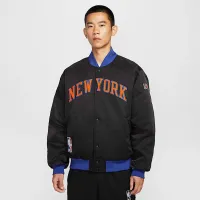 New York Knicks City Edition мужские Nike NBA Premium Куртка цвет черный