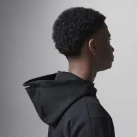 Nike Jordan Dri-FIT MJ Sport Big детские Statement Hoop Fleece Full-Zip Толстовка с капюшоном цвет черный
