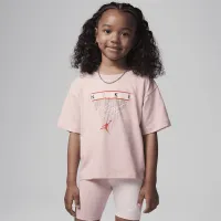 Nike Jordan Mini Me Little детские Bike шорты набор Pink