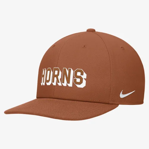 Texas Nike College Snapback Hat Orange