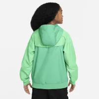 Nike Sportswear Windrunner Big дитячі (для хлопчиків) Loose Hip-Length Hooded Куртка колір зелений