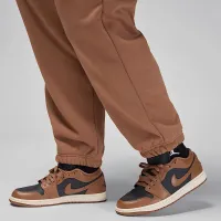 Nike Jordan Flight Fleece женская Pants (большие размеры) цвет коричневый