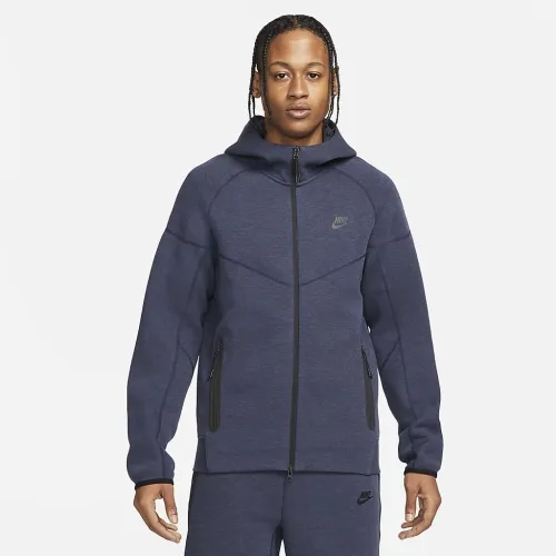 Nike Sportswear Tech Fleece Windrunner чоловічі Full-Zip Толстовка з капюшоном блакитний