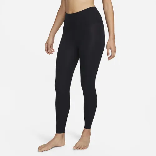 Nike Yoga Luxe жіноча З високою талією 7/8 Infinalon лосіни колір чорний