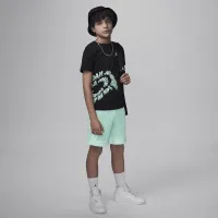 Nike Jordan Warped Galaxy Big детские Graphic футболка цвет черный