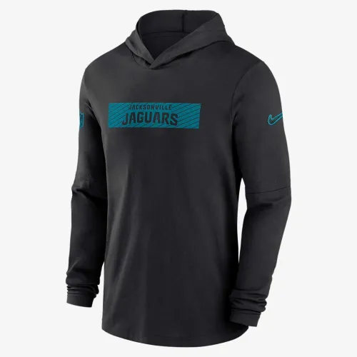 Jacksonville Jaguars Sideline чоловічі Nike Dri-FIT NFL Long-Sleeve Hooded Top колір чорний