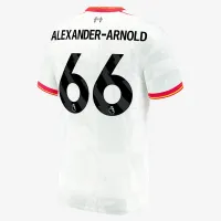 Trent Alexander-Arnold Liverpool 2024/25 Stadium Third чоловічі Nike Dri-FIT Soccer Jersey колір білий