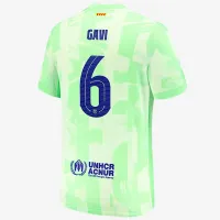 Gavi Barcelona 2024/25 Stadium Third мужские Nike Dri-FIT Soccer Jersey Yellow