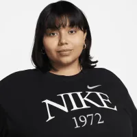 Nike Sportswear Classic женская футболка (большие размеры) цвет черный