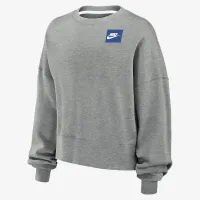 Nike Phoenix Fleece женская Crew-Neck свитшот цвет серый